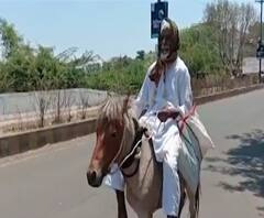 Coronavirus | पत्नीच्या प्रेमापोटी आजोबांनी केला 70 किलोमीटर घोड्यावरून प्रवास