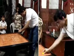 Sourav Ganguly spends Janta Curfew playing carom