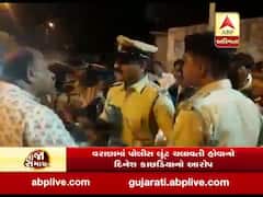 સુરત: ટ્રાફિક પોલીસે કાર અટકાવતા કૉંગ્રેસ કોર્પોરેટર રસ્તા પર બેસી ગયા, જુઓ વીડિયો 