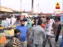 Sahibabad में उड़ी लॉकडाउन की धज्जियां, मंडी में लगी लोगों की भीड़