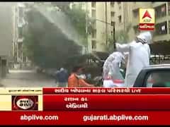 કોરોનાનો કહેરઃ સાઉથ બોપલના સફળ પરિસરને કરાયો સેનેટાઇઝ, જુઓ વીડિયો