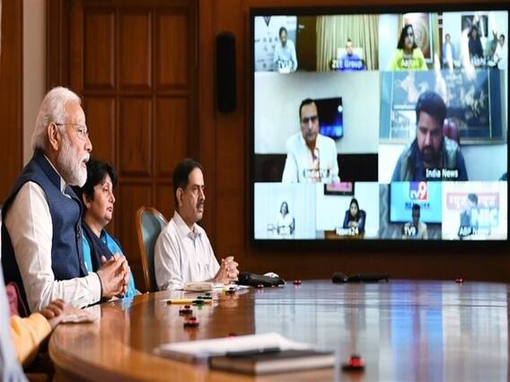 કોરોનાનો કહેરઃ PM મોદીએ મીડિયા હાઉસના ઉચ્ચ અધિકારીઓ સાથે કરી બેઠક, જુઓ વીડિયો