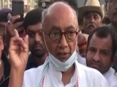 Bengaluru: Congress के बागी विधायकों से मिलने पहुंचे दिग्विजय सिंह को पुलिस ने रोका