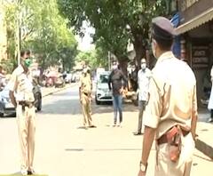 coronavirus | संचारबंदी आदेश मोडणाऱ्यांना पोलिसांचा चोप, मुंबई-अहमदाबाद महामार्गावर पोलिसांची कारवाई