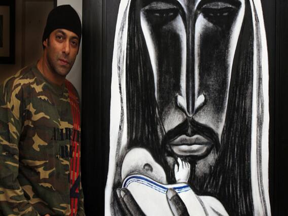 Coronavirus: Salman Khan paints during isolation period