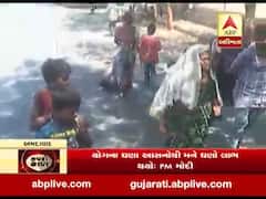 અમદાવાદ: એસજી હાઈવે પર બાળકોને આપવામાં આવ્યા ફૂડ પેકેટ, જુઓ વીડિયો