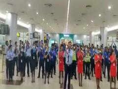 Public, airport staff, cops unite to pay thanks to 'Covid-19' fighters