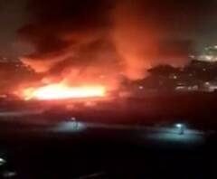 আনন্দপুরের পূর্ব পল্লীতে বিধ্বংসী আগুন, পুড়ে ছাই ২৫টি ঝুপড়ি