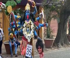 Goa-Panjim Shimga | कोरोनाचं सावट झुगारून चित्ररथ मिरवणूक, ढोल-ताशांच्या गजराने पणजी दुमदुमली 