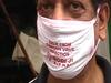 Kolkata: BJP workers distribute Modi masks to fight coronavirus