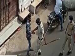 Police beats those ignoring lockdown in MP's Mandsaur