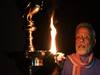 PM Modi lights lamp at residence, tweets pictures | 9pm-9min