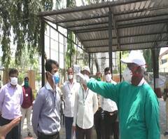 Pandharpur Thermal Scanning | पंढरपुरात अत्यावश्यक सेवेतील स्टाफचं थर्मल स्कॅनिंग