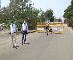 Gadchiroli Lockdown Update | गडचिरोलीच्या नागेपल्ली भागात ठिकठिकाणी नाकाबंदी, कोरोनाच्या पार्श्वभूमीवर खबरदारी