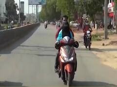 Telangana: Mother rides 1400 kms to bring back her son home amid lockdown 