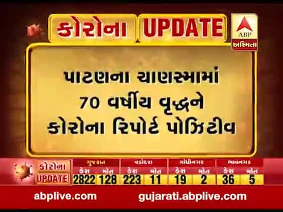 પાટણઃ ચાણસ્મામાં 70 વર્ષીય વૃદ્ધને કોરોના, ત્રણ વિસ્તારો ક્લસ્ટર ક્વોરેન્ટાઇન કરાયા, જુઓ વીડિયો