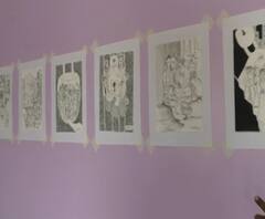 Washim Lockdown | कोरोना संकट | वाशिमच्या राहुल पगार यांनी चित्रातून रेखाटल्या सर्वसामान्यांच्या भावना