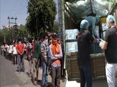 Noida: Ironman Services के लोग हर रोज 8 से 10 हजार लोगों के लिए तैयार कर रहे फूड