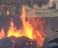 Wood Factory Fire | वर्ध्यात लाकडाच्या मिलला भीषण आग; तीन तासांच्या प्रयत्नानंतर आगीवर नियत्रण
