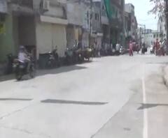 Amravati Lockdown Update | अमरावतीच्या धामणगावात सोशल डिस्टन्सिंगची पुरेपूर काळजी, नियमांचं पालन