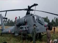 Apache helicopter makes emergency landing in Punjab's Hoshiarpur