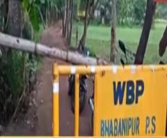 হাসপাতালে ভর্তি করোনা আক্রান্ত, হলদিয়াতে গ্রামের রাস্তা সিল 