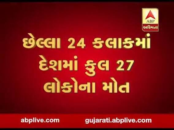 Covid19: દેશમાં છેલ્લા 24 કલાકમાં કુલ 27 લોકોના મોત, જુઓ વીડિયો