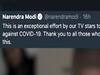 PM Modi thanks television actors over fight against COVID-19