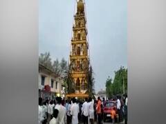 Karntaka: People violate lockdown by taking part in temple event