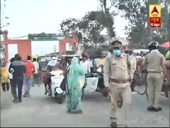 दिल्ली की आजादपुर सब्जी मंडी में नहीं बरती जा रही सोशल डिस्टेंसिंग, यूपी के साहिबाबाद मंडी में भी भारी भीड़