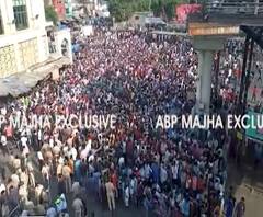 Bandra Crowd Issue | वांद्रे स्थानकावर हजारोंच्या संख्येने लोकांची गर्दी, गावी परत जाण्याची मागणी