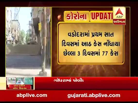 અમદાવાદ બાદ વડોદરા બન્યુ કોરોનાનું કેપિટલ, કુલ 95 કેસ નોંધાયા, જુઓ વીડિયા