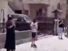 સુરતઃ કોરોનાગ્રસ્તોની 12 દિવસ સુધી સારવાર કરી ઘરે આવેલા નર્સનું સોસાયટીમાં ભવ્ય સ્વાગત