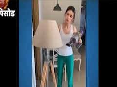 Actress Sanaya Irani shares video doing household chores 
