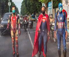 Corona Around the World | इंडोनेशियात जनजागृतीसाठी पोलिस बनले सुपरहिरो! World Corona Update