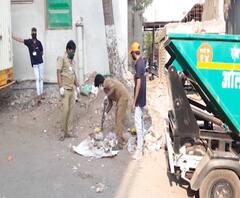 Coronavirus | रविवारच्या दिवशीही स्वच्छता; सातारा नगरपालिकेचे कर्मचारी रस्त्यावर
