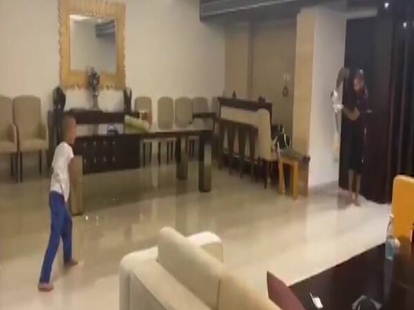 Watch Shikhar Dhawan Play Cricket With His Son Inside The House watch shikhar dhawan play cricket with his son inside the house