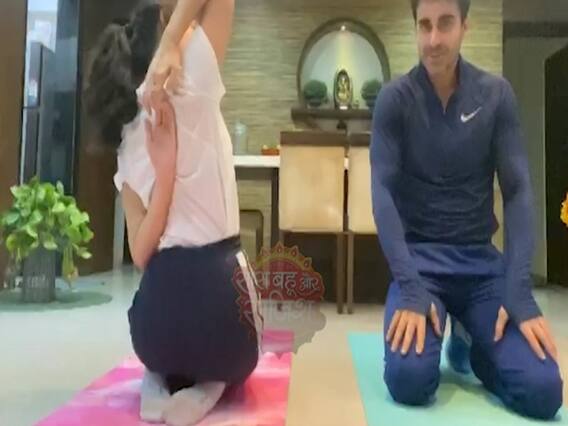 Gautam Rode and Pankhuri share their lockdown exercise routine