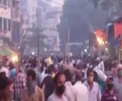 Maharashtra Lockdown | भिवंडीत भाजीपाला खरेदीसाठी नागरिकांची गर्दी