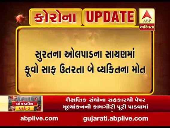 સુરત: ઓલપાડના સાયણમાં કૂવો સાફ ઉતરેલા બે વ્યક્તિનાં મોત, જુઓ વીડિયો 