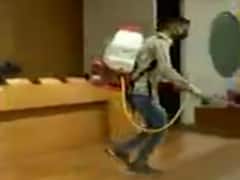 ગાંધીનગરઃ ઈમરાન ખેડાવાલા જ્યાં ગયા હતા તે તમામ જગ્યા કરાઇ સેનેટાઇઝ, જુઓ વીડિયો