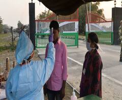 রাজ্যের চিকিৎসা পদ্ধতি নিয়ে প্রশ্ন তোলার পর ডুমুরজলা স্টেডিয়ামের কোয়ারেন্টিন সেন্টারে কেন্দ্রীয় দল