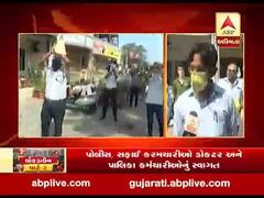 સુરતઃ પોલીસ, સફાઇ કર્મચારીઓ, ડોક્ટર અને પાલિકા કર્મચારીઓનું કરાયું સ્વાગત, જુઓ વીડિયો