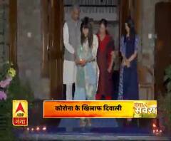 उत्तराखंड में सीएम त्रिवेन्द्र सिंह रावत ने भी कोरोना के खिलाफ दीवाली में अपना योगदान दिया