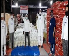Maharashtra Lockdown | अमरावतीमध्ये गरजुंना धान्य वाटप; सुफीयान वेल्फेअर सोसायटीचा पुढाकार