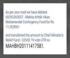 Coronavirus | पालघरच्या बचत गटाकडून CM Relief Fundला 11 लाख 35 हजारांची मदत