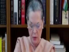 Sonia Gandhi held CWC meeting via video conferencing