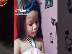 Choti Sarrdaarni's Param does make up in a tik-tok video 