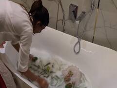 Hina Khan and Erica Fernandes explain how to sanitize food items