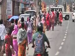 Ranchi residents violate lockdown rules while fetching ration